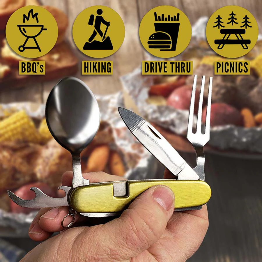 Hobo Knife Camping Flatware Tool - Image 4