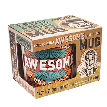 What Awesome Looks Like Porcelain Mug - Image 3