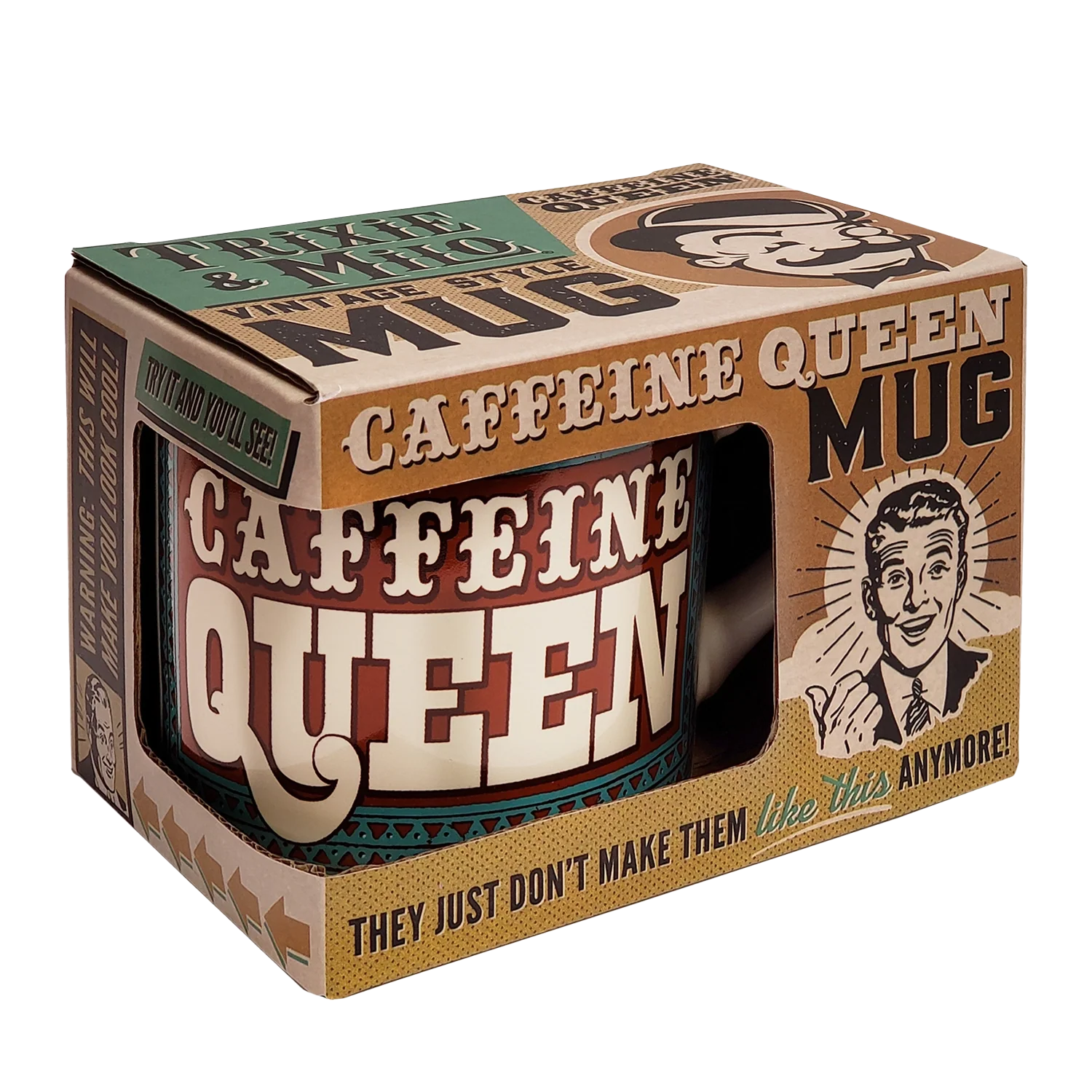 Caffeine Queen Porcelain Mug - Image 3