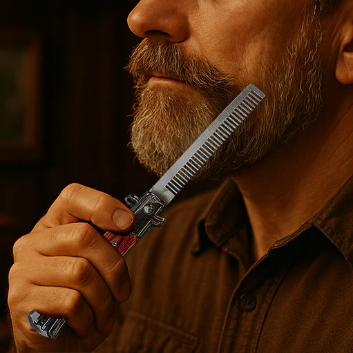 Genuine Switchblade Folding Comb - Image 6