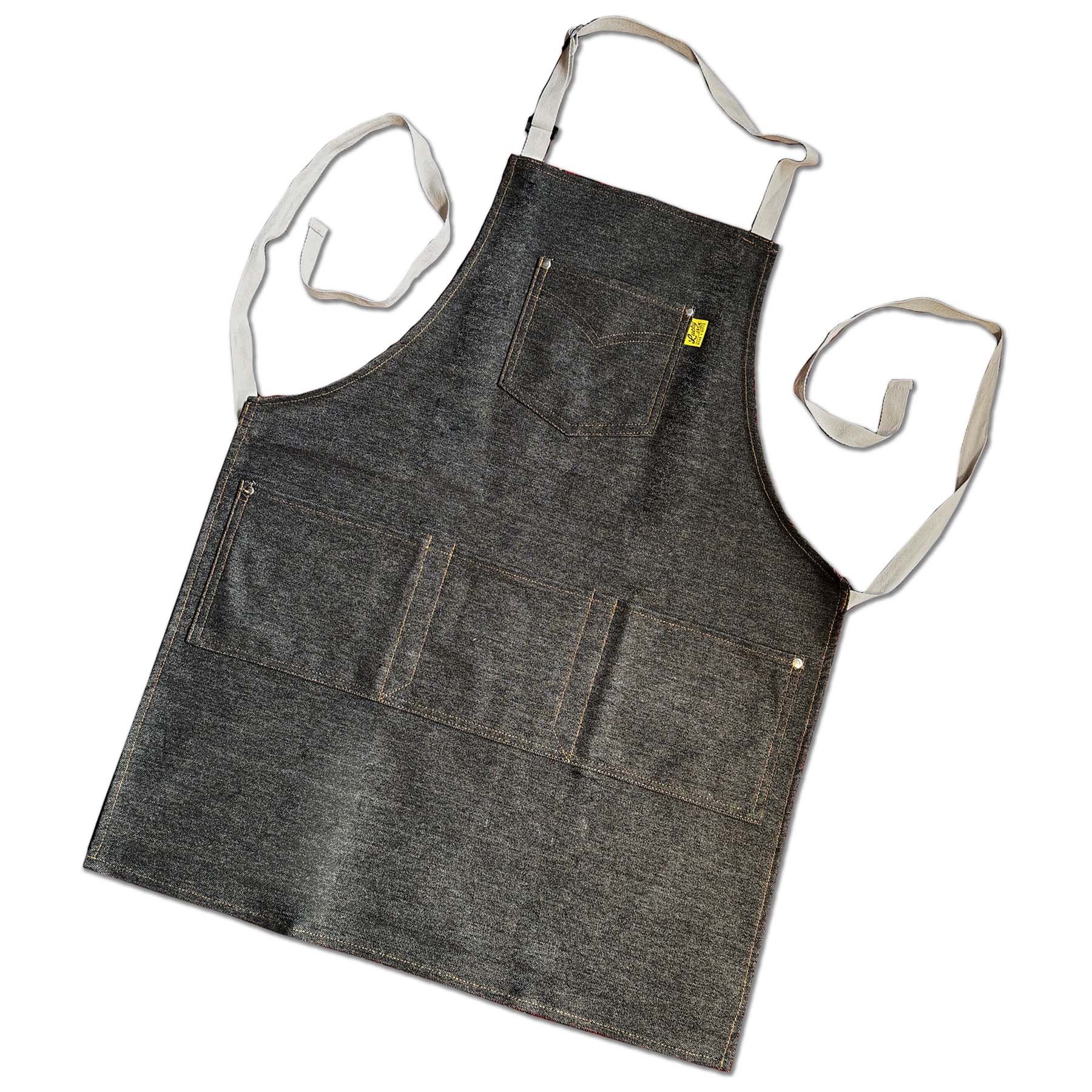 Workman's Black Denim Work Apron - Image 4